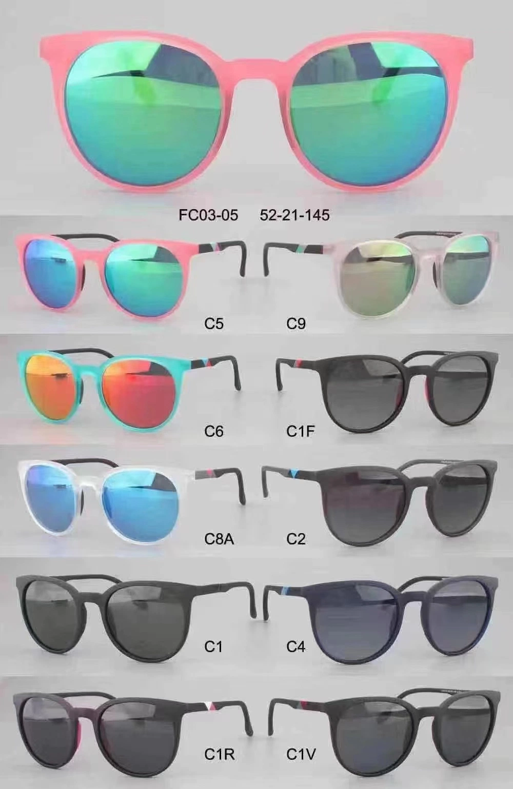 Hot Sale New Design Baby Fashion Glasses UV400 Protected Eyewear Safe Kids Sunglasses