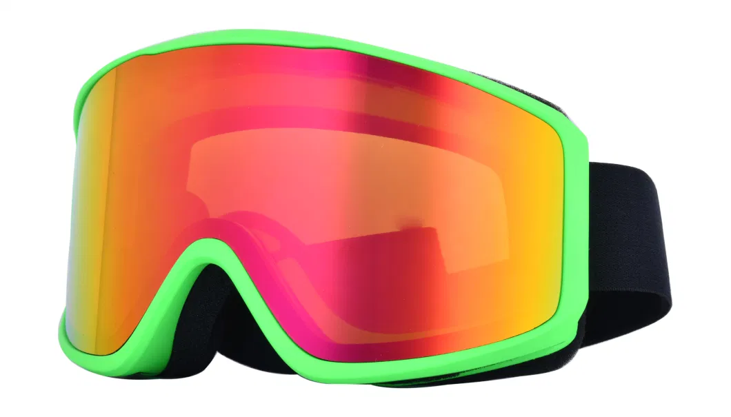 OEM&ODM Woman Anti-Fog UV400 Protective Glasses Eyewear with 2 Layer Spherical Lens Windproof Snow Sport Ski Goggles