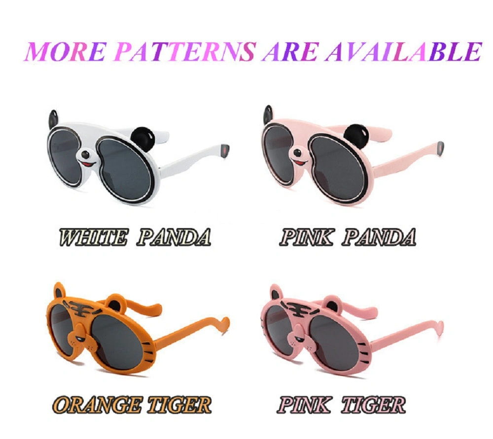 China Panda Decoration Stylish Trendy Brand Sunglasses Boys Girls Travel Party Cheap Eyewear