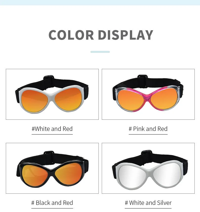 OEM Pet Accessories Sunglasses Cool Lovely Pet Cat Sunglasses Funny Pet Metal Cat and Dog Eye Sunglasses