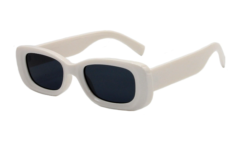 Delicate Medium Size Oval off White Trendy Wide Temples Women Party Sunglasses