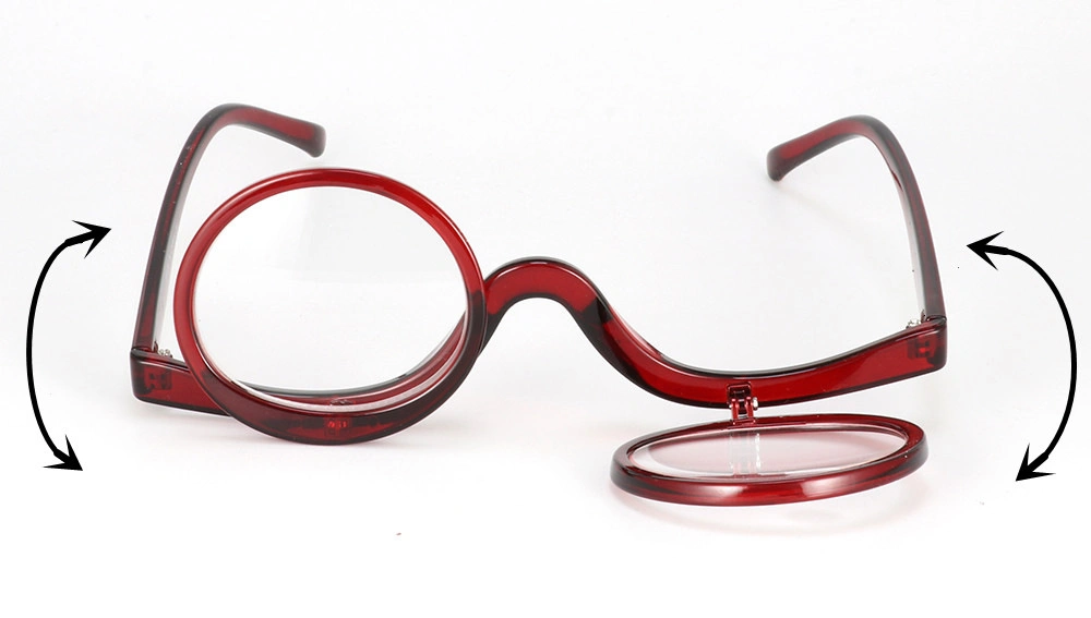 Europe Market Plastic Make up Reading Glasses for Women