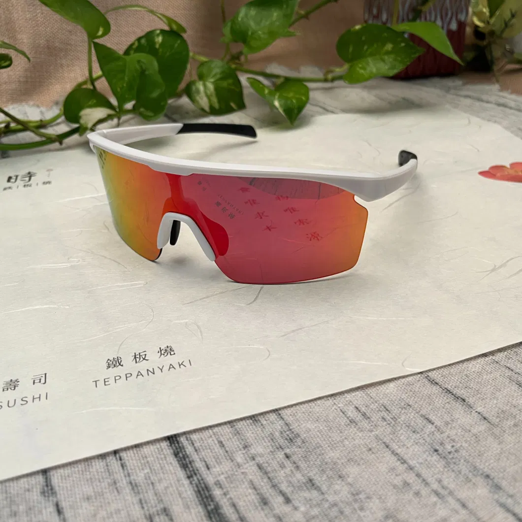 Factory Wholesale Custom Unisex Bike Cycling Glasses UV400 Outdoor Sports Sunglasses