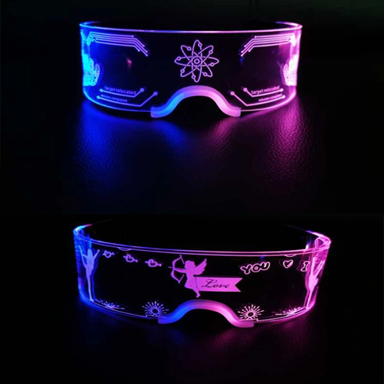 Creative Technology Party Lights Glasses Christmas Light Sunglasses