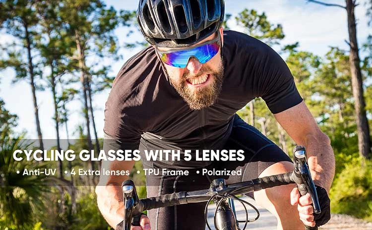 Best UV400 Fashion Polarized Cycling Sports Eyewear for Men Women