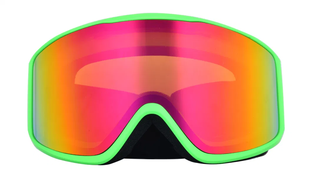 OEM&ODM Woman Anti-Fog UV400 Protective Glasses Eyewear with 2 Layer Spherical Lens Windproof Snow Sport Ski Goggles