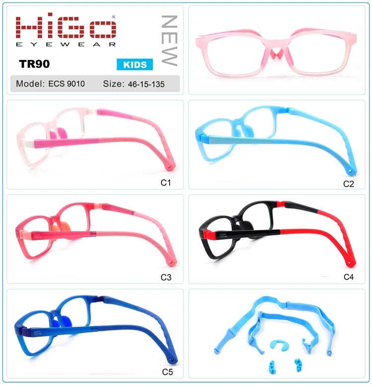 New Designers Tr90 Kids Glass Frame Vintage Glasses Spectacle Frame for Boy