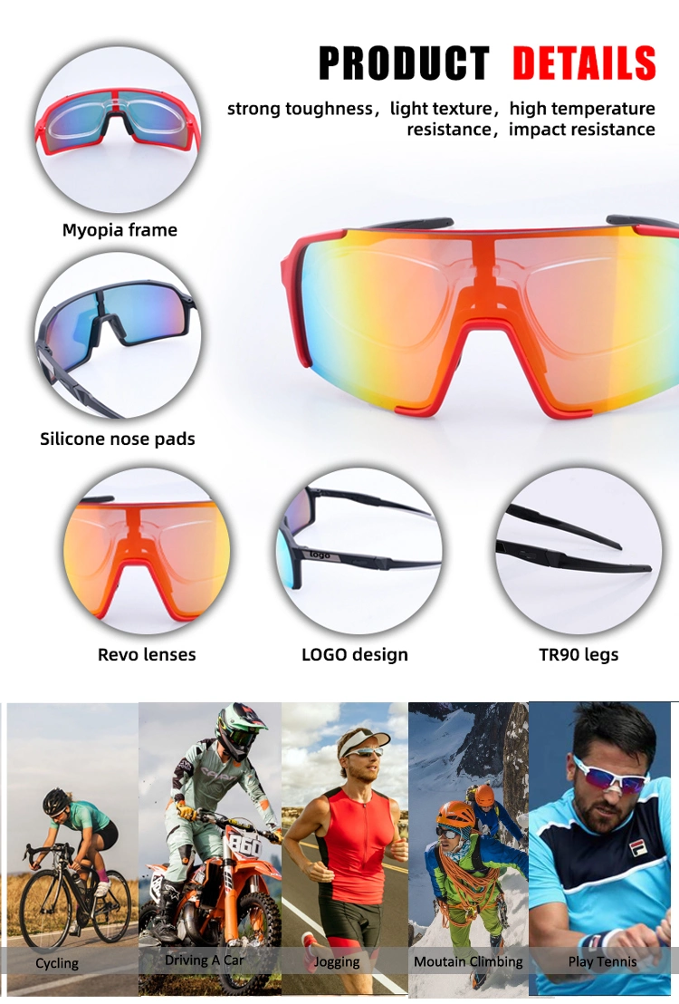 Bicycle Glasses Men Women Fishing Glasses Outdoor Sports Camping Hiking Driving Eyewear Package Oculos De Sol