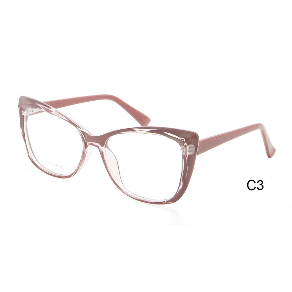Cat Eye Optical Glasses Frame Women Fashion Diamond Eyeglasses Frame Prescription Myopia Glass Ladies Trend Eyewear Spring Hinge